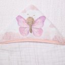 Ver imagem 3 de Toalha de Banho Bebe Soft Papi Amiguinhos: Borboleta Rosa