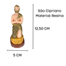 Escultura São Cipriano 12,50 Cm em Resina - 3