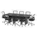 Ver imagem 5 de Mesa para Reunião 8 Lugares 220x100cm Preto