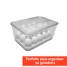 Organizador Porta Ovos Com Tampa Acrílico 30 Ovos Geladeira - 4