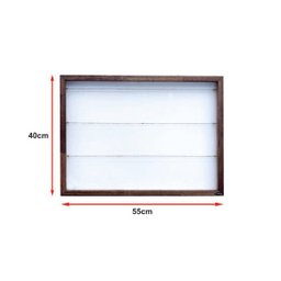 Quadro de Fotos Varal 40x55cm Branco + 10 Pregadores - 7 Quadro de Fotos Varal 40x55cm Branco + 10 Pregadores - 7