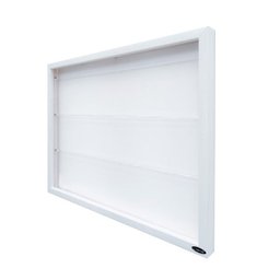 Quadro de Fotos Varal 40x55cm Branco + 10 Pregadores - 4 Quadro de Fotos Varal 40x55cm Branco + 10 Pregadores - 4