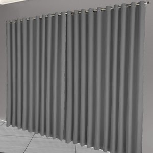 Cortina Blackout Blecaute Quarto 7,00 X 2,80 Celina Cinza