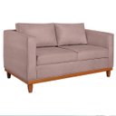Ver imagem 2 de Sofá 3 Lugares Europa 180 cm Estilo Conforto e Elegância Linho Rosê - ADJ Decor