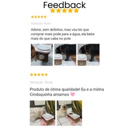 Comedouro Elevado Duplo Cachorro Pet Mdf Colors Rose - 6