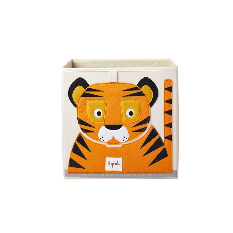 Cesto Organizador Quadrado Tigre - 3 Sprouts Cesto Organizador Quadrado Tigre - 3 Sprouts
