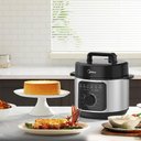 Ver imagem 6 de Panela de Pressão Elétrica Midea 4 Litros Mecânica Preta e Inox PPM41 110V