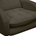 Ver imagem 6 de Poltrona de Amamentação Base Giratória e Balanço em Madeira Angra Veludo - Sofa Store:Veludo Marrom