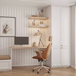 Cadeira de Escritório Ergonômica Giratória Fratini Kopenhagen Presidente Office Apoio Cabeça Marrom - 2