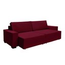 Ver imagem 3 de Sofá Dallas 2.00m Retrátil - Vinho