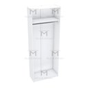 Ver imagem 3 de MÓDULO CLOSET 2,40A CABIDEIRO M251.B (CLOSET, LOJA, CASA) MUNDI MOVEIS