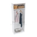 Ver imagem 2 de MÓDULO CLOSET 2,40A CABIDEIRO M251.B (CLOSET, LOJA, CASA) MUNDI MOVEIS