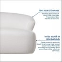 Ver imagem 7 de Conjunto 1 Sofá Orgânico 200cm e 2 Poltronas Base Fixa e Orgânicas Zoe Yescasa