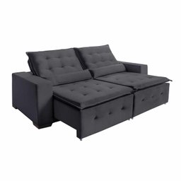 Sofá Spazzio 5 Lugares 2,50cm Retrátil e Reclinável - de Casa Décor e Estofados. - 1