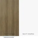 Ver imagem 5 de Bancada de Estudos Modulada 90cm 1 Porta Paris Avelã/branco Luciane Móveis
