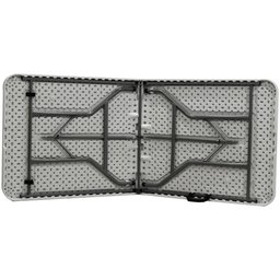 Mesa Dobrável Portátil Vira Maleta 1.80m Camping Praia - 7