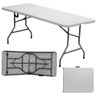 Mesa Dobrável Portátil Vira Maleta 1.80m Camping Praia - 1