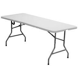 Mesa Dobrável Portátil Vira Maleta 1.80m Camping Praia - 2