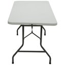 Ver imagem 3 de Mesa Dobrável Portátil Vira Maleta 1.80m Camping Praia