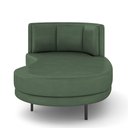 Ver imagem 4 de Sofá Chaise Longue Sala de Estar Living Lucca Direito D02 Couríssimo Verde B-89 - Lyam Decor