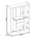 Ver imagem 4 de Guarda-roupa Casal Ecom Ii 6 Portas Café Touch - Demóbile