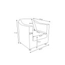 Ver imagem 4 de Kit 2 Poltronas Decorativas Tilla Suede Marrom
