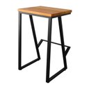 Ver imagem 1 de Banqueta de Aço com Assento Maciço