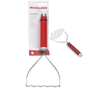 Amassador de Batatas Legumes KitchenAid em Aço Inox Original - Vermelho
