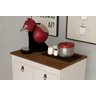 Buffet Aparador Dream 2 Portas - Off-White/ Madeira - 4