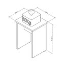 Ver imagem 3 de Banco Baixo Pequeno Simples Casa Branco