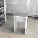 Ver imagem 1 de Banco Baixo Pequeno Simples Casa Branco