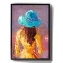 Ver imagem 1 de Quadro Decorativo Abstrato Pintura Mulher de Costas-24x34Cm