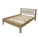 Ver imagem 2 de Cama de Casal para Colchão 138 X 188 Cm Multimóveis Vcr35011 Amêndoa/branco