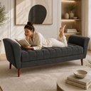 Ver imagem 6 de Recamier Grécia 180 cm Confortável para Espaço de Leitura
