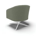 Ver imagem 5 de Poltrona Decorativa Base Giratória Cromada Stella Bouclê D03 - D'Rossi
