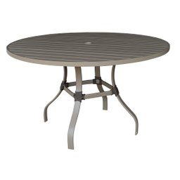 Mesa Ripada com Furo para Ombrelone (1,20 Metros) Marrom - 1