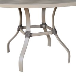 Mesa Ripada com Furo para Ombrelone (1,20 Metros) Marrom - 2