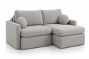 Ver imagem 1 de Sofá Amalfi Retrátil e Reclinável com Molas Ensacadas, Pillow 18cm e Função Cama:Boucle Cinza/1.80