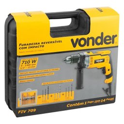 Furadeira Vonder com Impacto 1/2" 13mm 9 Peças 220V FIV709 - 8