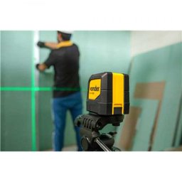 Nível a Laser 20 Metros 530nm Linhas Cruz Verde NLV 020 com Esquadro Vonder Profissional - 7