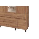 Ver imagem 3 de Guarda-Roupa Roupeiro Triplex Elegance 7 Portas 4 Gavetas Espelho Canela