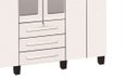 Ver imagem 2 de Guarda-Roupa Roupeiro Casal 6 Portas 3 Gavetas com Espelho Cor Branco