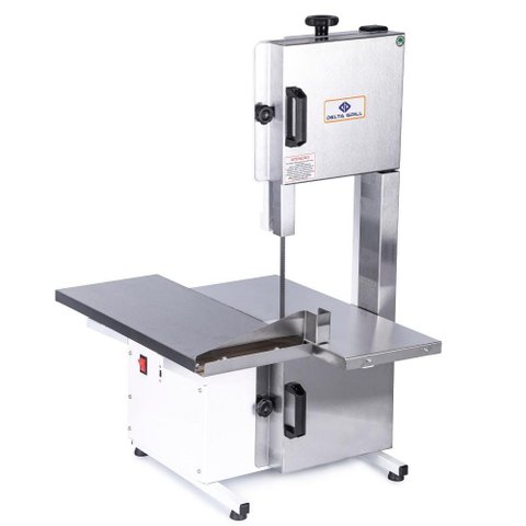 Serra Fita Delta Grill Semi Inox Mesa Móvel 1/3 Cv 1,80 m Dg-1033