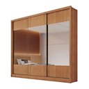 Ver imagem 3 de Guarda Roupa Coliseu 3 Portas 6 Gavetas Com Espelho Clic Móveis