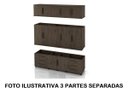 Ver imagem 4 de Roupeiro Triplex Guarda-Roupa Londres Casal 12 Portas Jacar