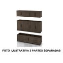 Ver imagem 4 de Roupeiro Triplex Guarda-Roupa Londres Casal 12 Portas Jacar
