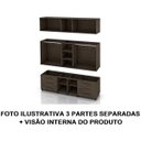 Ver imagem 5 de Roupeiro Triplex Guarda-Roupa Londres Casal 12 Portas Jacar