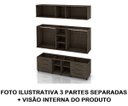 Ver imagem 5 de Roupeiro Triplex Guarda-Roupa Londres Casal 12 Portas Jacar