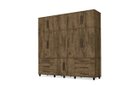 Ver imagem 1 de Roupeiro Triplex Guarda-Roupa Londres Casal 12 Portas Amend