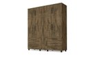 Ver imagem 1 de Roupeiro Triplex Guarda-Roupa Londres Casal 8 Portas Amend